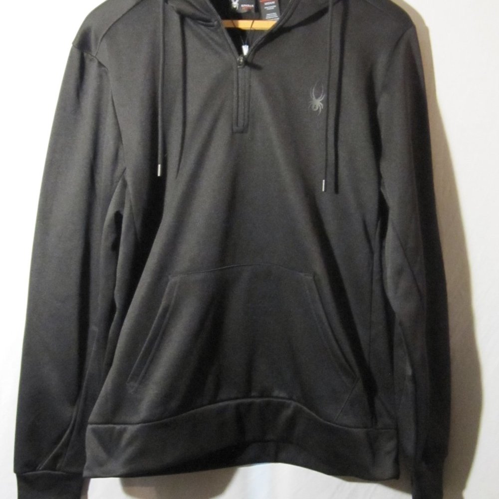 NWT Spyder Active 1/4 Zip Fleece Lined Hoodie M